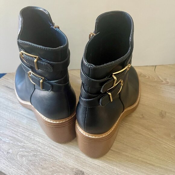 NWT Marc Fisher Marieta Block Heel Booties Black Size 9 - Picture 6 of 8